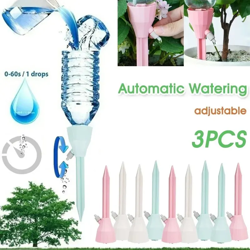 3Pcs Adjustable Drip Irrigatio - Self Watering Insert 评论和价格