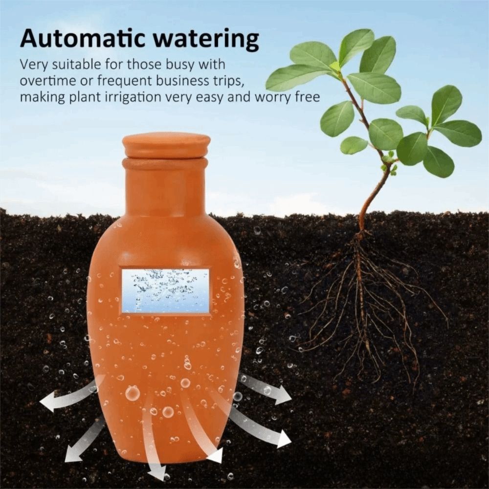 4Pcs Terracotta Material Autom - Self Watering Insert 评论和价格